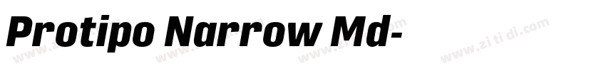 Protipo Narrow Md字体转换 Protipo Narrow Md字体转换